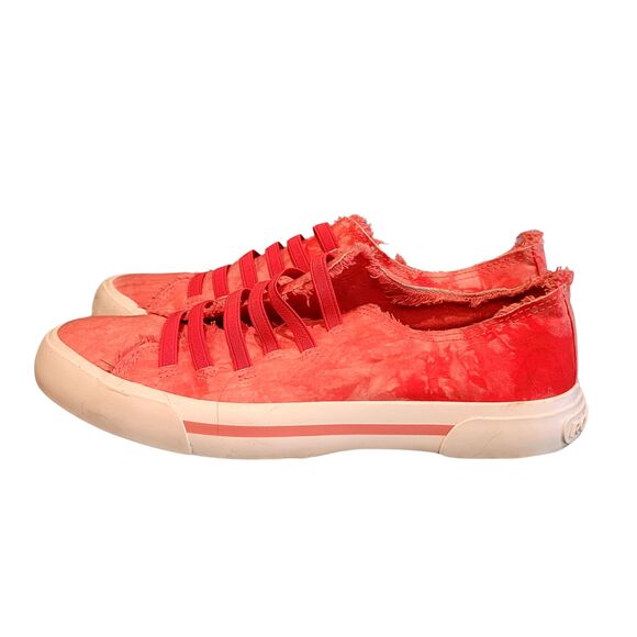 Rocket Dog Canvas Slip On Pink Fuchsia Size 8 Shoes Womens Elastic Laces - Picture 6 of 8